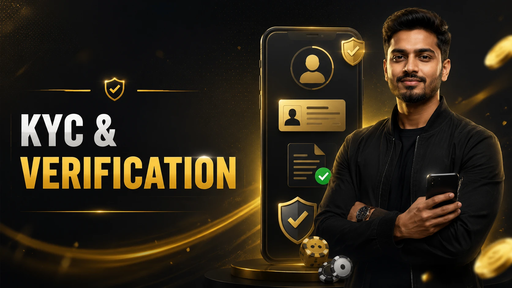 Gullybet KYC verification banner