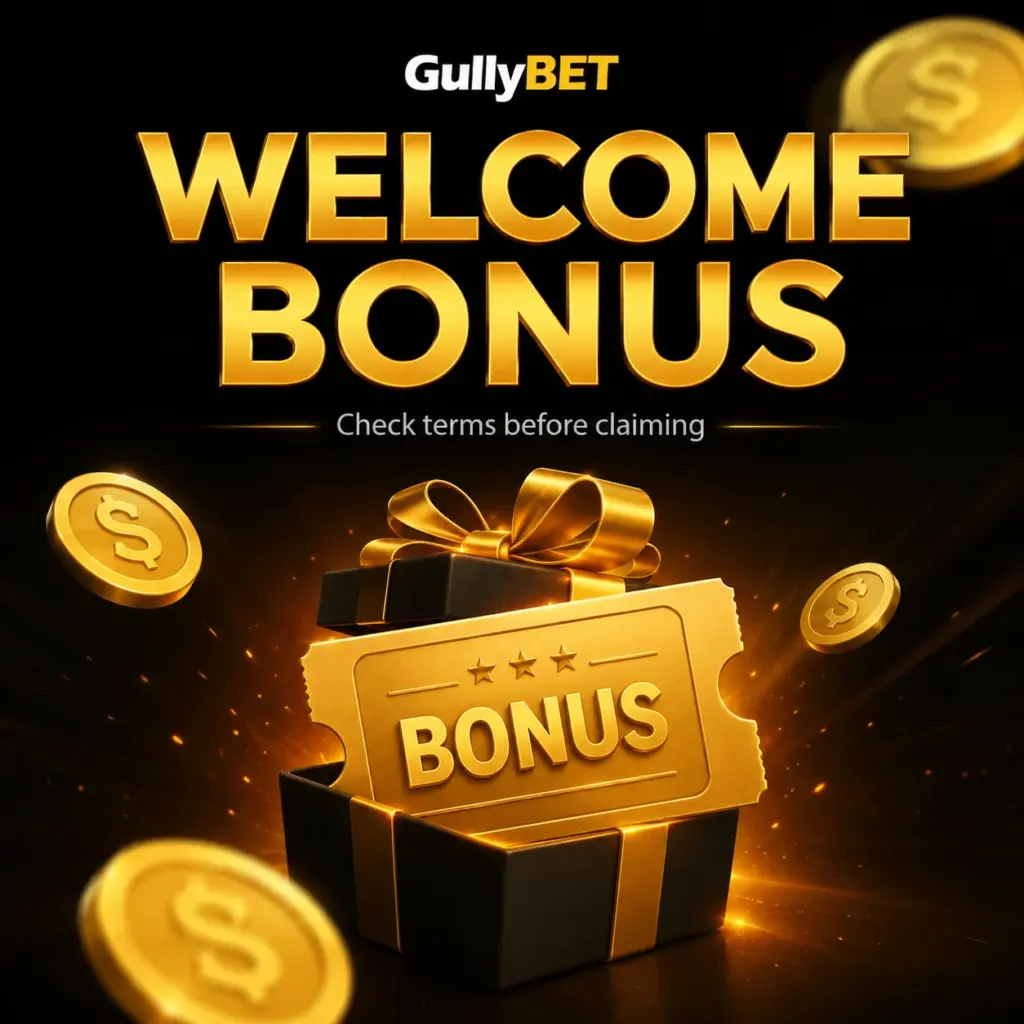 Gullybet welcome bonus